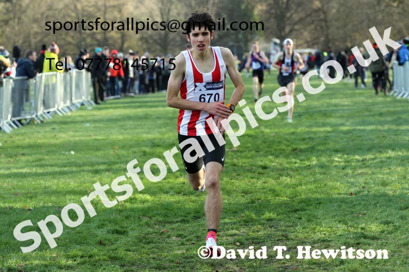 Mens under-17s, European Cross Country Championships Trials, Sefton Park, Liverpool. Photo: David T. Hewitson/Sports for All Pics